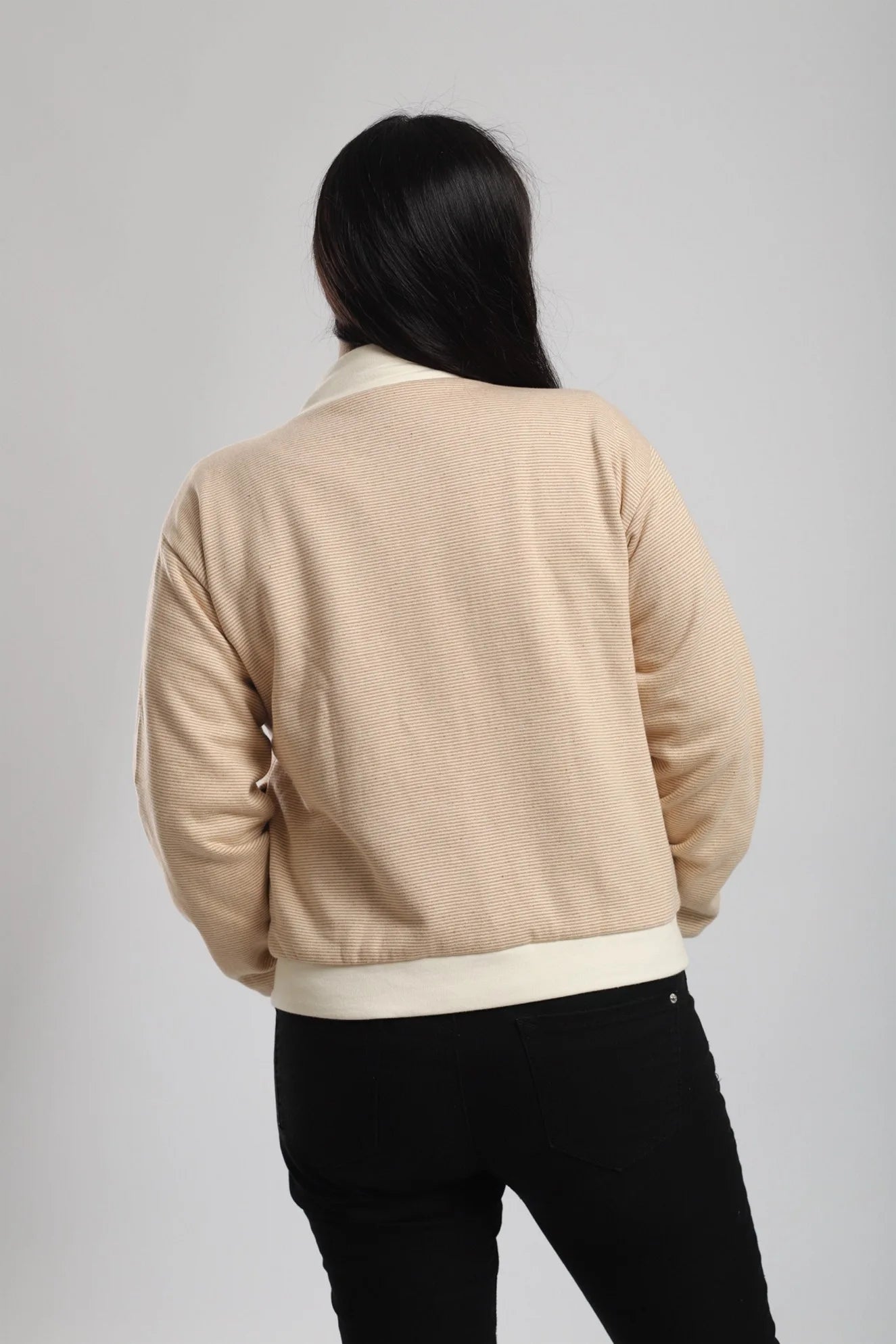 Bomber Eco Rayas Reversible